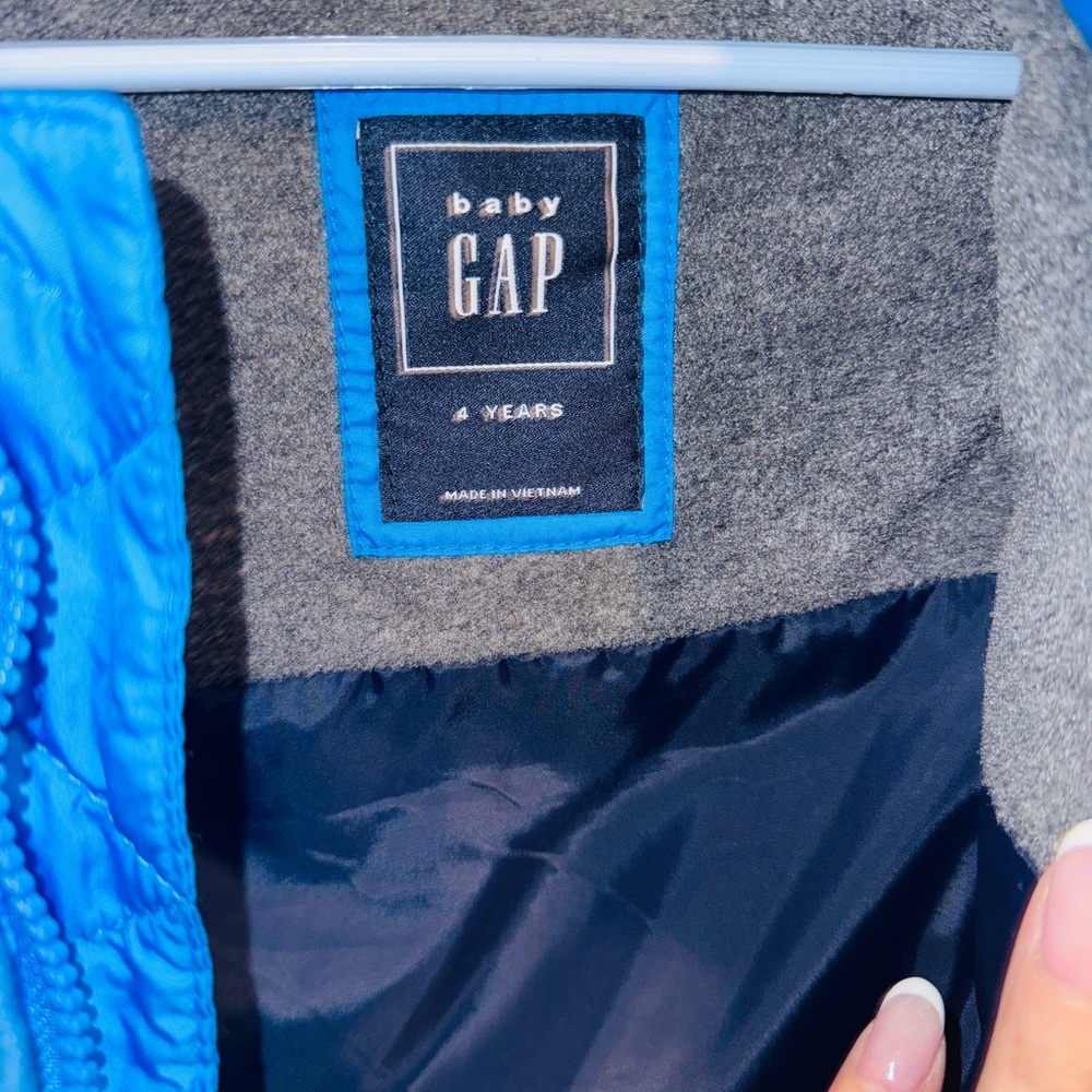 GAP Kids Blue Puffer Vest - Picture 2 of 2